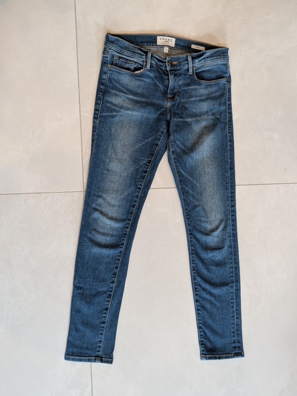 FRAME Le Garcon Boyfriend Jeans Berkley Square Size 25 Slim Tapered
